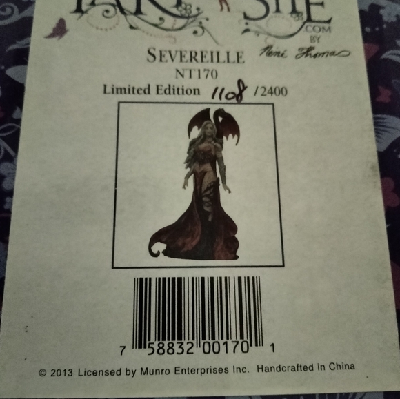 Severeille Figurine by Nene Thomas Limited Edition 2013 Munro Enterprises NWT - Picture 4 of 5